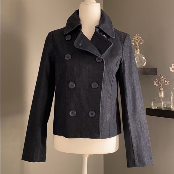 NEW YORK & CO. - SM - DARK DENIM JACKET - Picture 1 of 4
